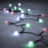 Новогодняя светодиодная гирлянда LUCA LIGHTING, ягодки, мультиколор на батарейках, 96 ламп, 750 см 84627